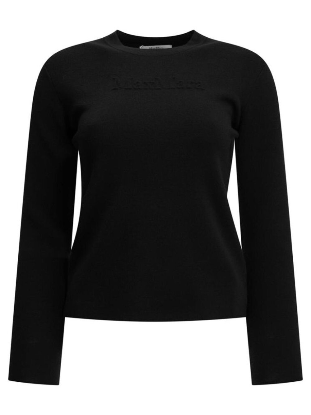 Max Mara Round-Neck T-Shirt Made Of Virgin Wool Tag Size S Women